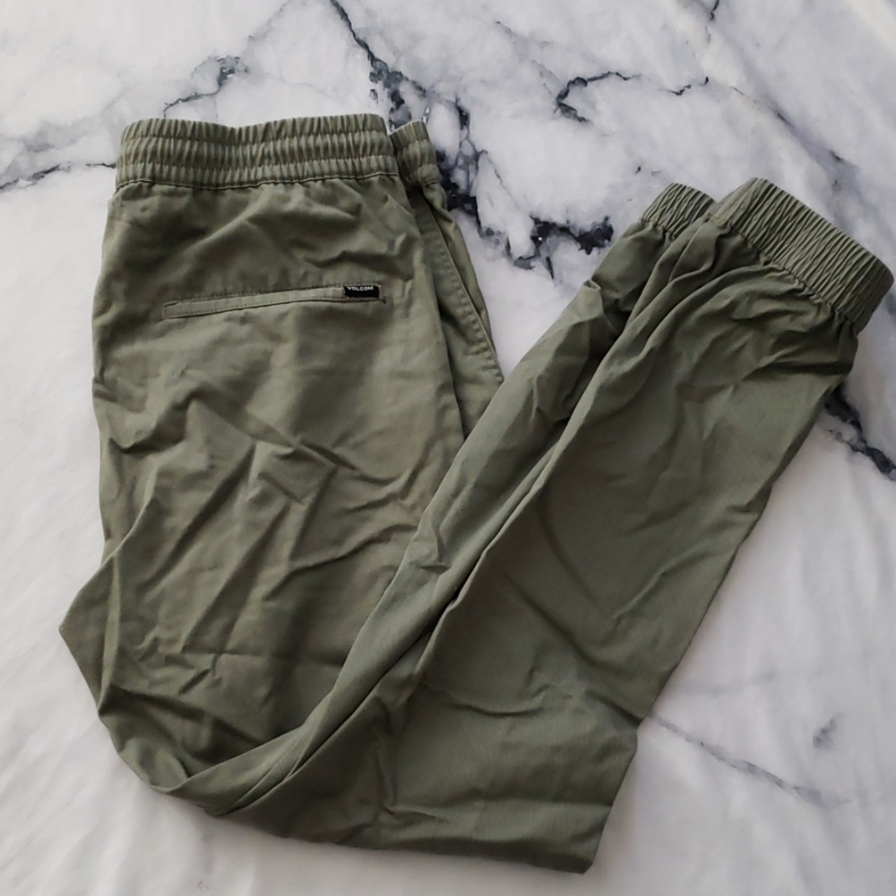 Volcom Light Olive Joggers